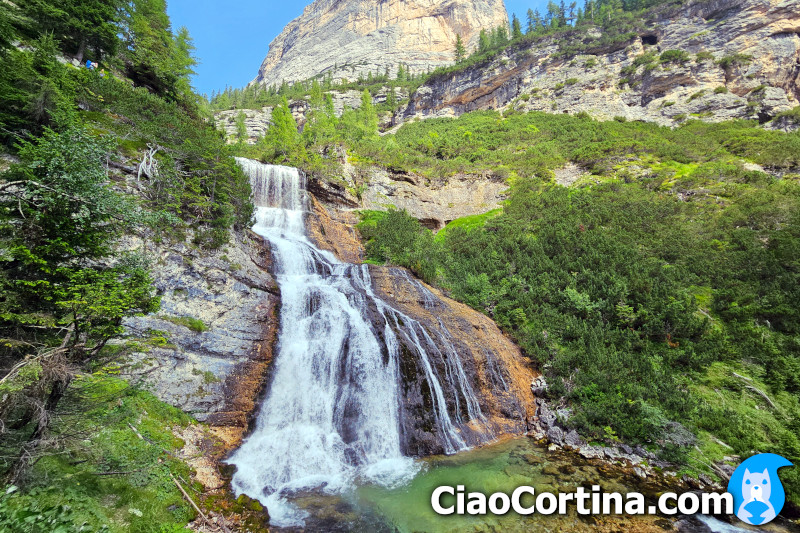 Cascata dello sbarco di Fanes