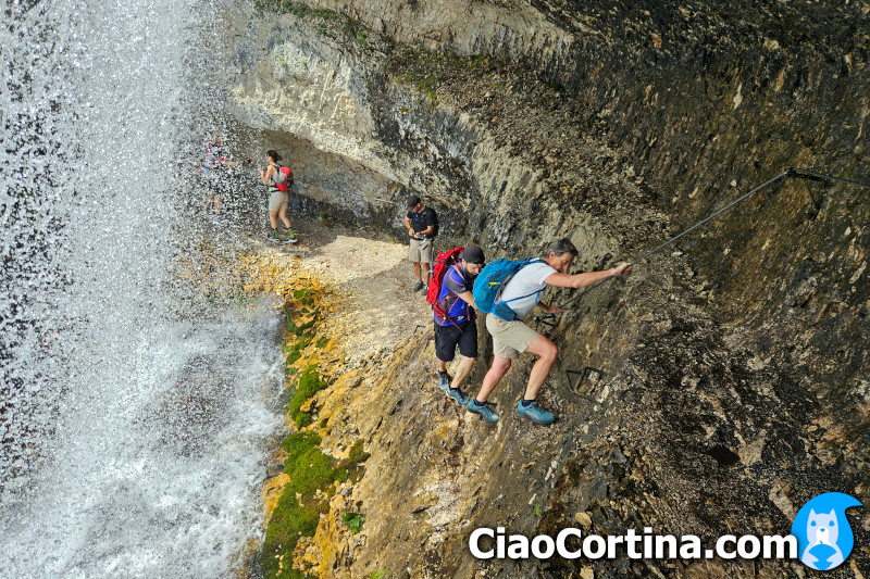 The Cengia de Mattia via ferrata