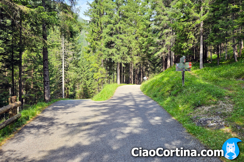 Crossroads in Pian de Loa