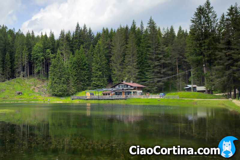 Il Lago Pianozes a Cortina