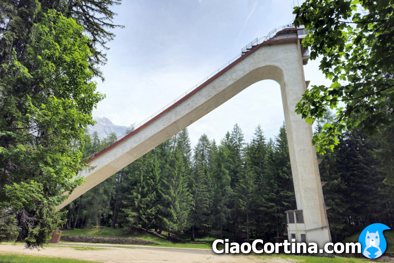 Olympic ski jump Italia in Cortina d'Ampezzo