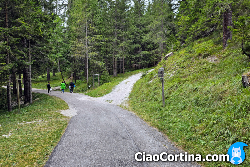 Incrocio di Laštié in direzione sant'Uberto