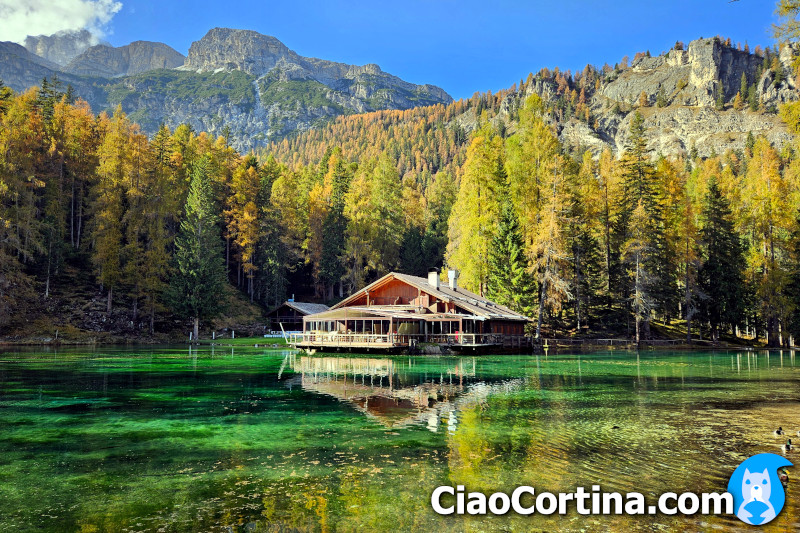 Il Lago Ghedina a Cortina