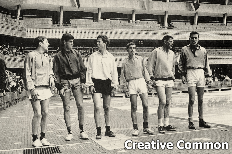 The summer running palio in 1966